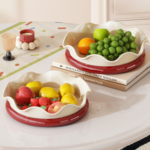 Vintage Style Flower Shape Rotating Fruit Plate Dishwasher Safe For Party Snacks Candies <b>Dried</b> Fruits Living Room Decor - Product Image 1