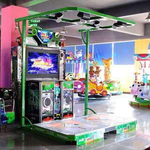 Đồng tiền hoạt động Arcade Dance Máy tương tác nhịp điệu trò chơi với VR Simulator cho tất cả các lứa tuổi kim loại trẻ em điện tử đánh bại sàn - Product Image 4