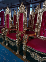 Fauteuil commercial moderne en plastique de style européen, très vendu, pour salles de diffusion en direct, modèles Queen et King