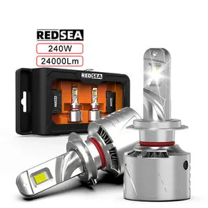 REDSEA R26 240w 100w High Power H7 Led Headlight Bulb H4 H11 9005 9006 Led Car Headlights Luces Led Para Autos Led Headlights