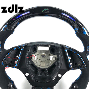 Volant de voiture personnalisé avec écran LED en fibre de carbone forgée pour <span class=keywords><strong>Chevrolet</strong></span> Corvette C7 ZR1 <span class=keywords><strong>2020</strong></span> 2022 2024 - Product Image 4