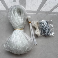 Filet de sécurité transparent et durable en plastique anti-saut pour chat avec service de découpe 2x2m Chine pour protection contre les chutes de balcon et fenêtre
