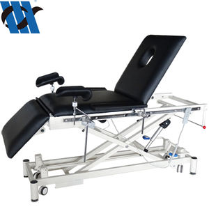 YC-C105 kualitas tinggi baja tahan karat dapat disesuaikan sofa ujian Manual pengiriman Ginekologi Rumah Sakit - Product Image 6