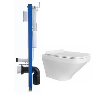 Couverture de toilette de luxe Carreau de céramique Toilette Sanitaire Articles muraux suspendus <span class=keywords><strong>Wc</strong></span> Céramique Salle de bain Sans Monture Toilette suspendue au mur - Product Image 3