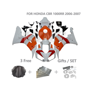Kit de carénages pour HONDA CBR1000RR 2006 2007 CBR 1000RR, kit de carénage de moto personnalisé, ensemble de pièces de carrosserie en ABS injecté H1007-109a - Product Image 1