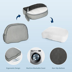 Siège <span class=keywords><strong>rehausseur</strong></span> respirant en maille 3D pour spa, avec base lestée antidérapante, pour bain à remous et camping extérieur, taille personnalisable, service de découpe - Product Image 3