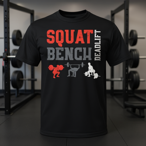 Camiseta Deportiva para Gimnasio, para Hombre y Mujer, para Sentadillas, Peso Muerto, Levantamiento de Pesas, Promocional - Product Image 3