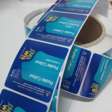 Good Design Full Color Print OEM pp Sticker Adhesive Label on Rolls or Sheets