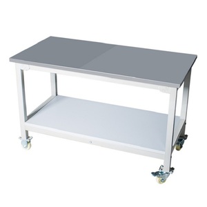 2 & 3 katlı paslanmaz çelik hazırlık masa tezgah ticari ekipman için oteller ve restoranlar Backsplash ve diğer malzemeleri - Product Image 5