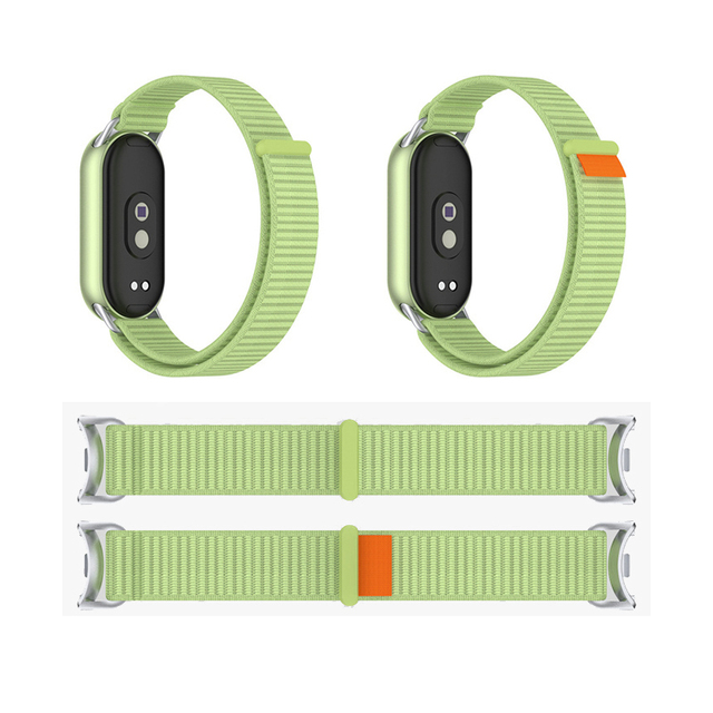 Tail Style Nylon Loop Strap for Xiaomi Mi Band 10 9 8 Smart Watch Bracelet Wristband Breathable Xiaomi 10 Watchband