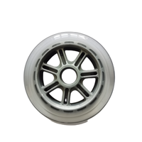 Roues de patin à roues alignées personnalisées de 125mm x 120mm 70mm pour enfants Roue à rouleaux Flash pour accessoires de scooter électrique pour enfants en plein air