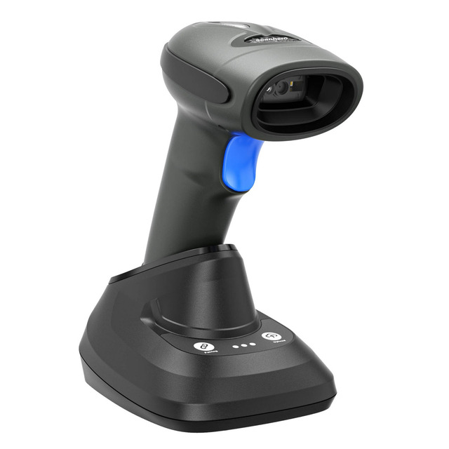 Scanhero Factory Brand Long Range Wireless CMOS Barcode Scanner 1D 2D QR USB Interface Handheld Reader with OEM ODM