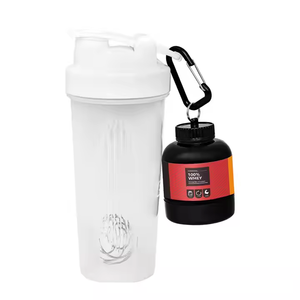 Boîte d'emballage pour poudre de shake de remplacement de repas, boisson diététique, boîte attrayante pour poudre de protéines, prise de poids, beauté - Product Image 1