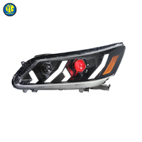 YU GUANG pour Honda Accord 9ème génération 2015 2014 2013, paire de phares avant, mise à niveau des feux de jour DRL, lentille de projecteur avant