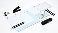 Carnets de notes écologiques promotionnels pour bureau, papeterie Kawaii, blocs de notes, fournitures personnalisables avec impression trépied