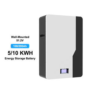 ราคาโรงงาน แบตเตอรี่ลิเธียมสำรองพลังงานบ้านแบบติดผนัง 51.2V 100ah 200ah 5kw 10kw Powerwall รุ่น WM51.2V - Product Image 1