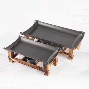 Plat à rôtir multifonctionnel en aluminium antiadhésif pour la cuisine à domicile et l'utilisation sur cuisinière à gaz - Product Image 2