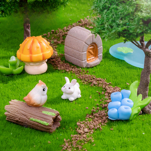 En gros <span class=keywords><strong>Mousse</strong></span> Micro Paysage Creative Forêt Magique Hibou Arbre Marque Jardinage Aménagement Paysager Accessoires Mini Ornement - Product Image 3