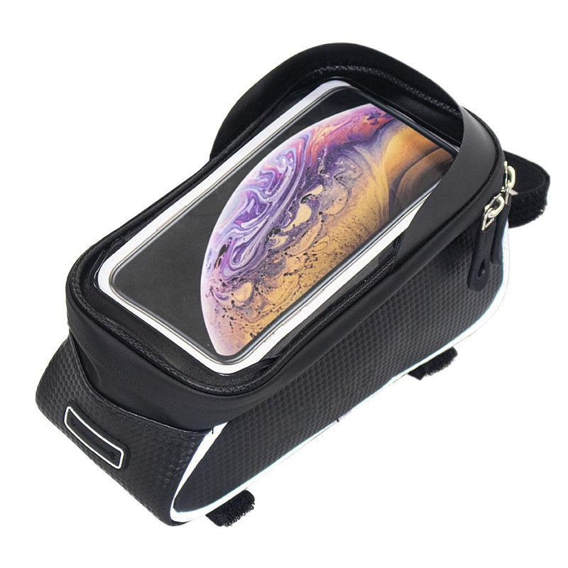 Bicycle Bag Cycling Top Front Tube Frame Bag Waterproof 6.5 inch Phone Case Storage Touch Screen Mtb Road Bike Bag