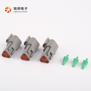 Deutsch DT loạt DT04-3P nam phích cắm 3-Pin ô tô kết nối kích cỡ khác nhau đồng địa chỉ liên lạc Nylon nhựa Ô Tô Nhựa - Product Image 1