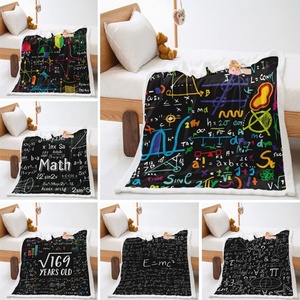 Tùy Chỉnh 3D In Kỹ Thuật Số Màu Đen Flannel Lông Cừu Chăn Chất Lượng Cao Sherpa Ném Chăn Với Lời Dệt Từ 100% Polyester - Product Image 6