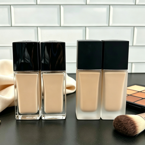 Base de Maquillaje Líquida, Cobertura Media, Base de Maquillaje Suave, Tono Beige, Base de Larga Duración para Maquillaje Diario - Product Image 5