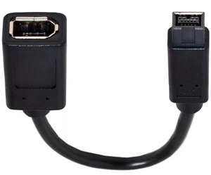 1pc Câble IEEE 1394 6 broches femelle vers 1394b 9 broches mâle <span class=keywords><strong>Firewire</strong></span> 400 à 800 Adaptateur - Product Image 6