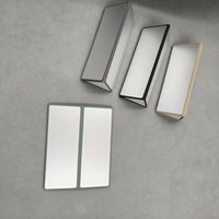 Étui/Pochette à lunettes de soleil rectangulaire personnalisé YAZHI, étui en métal fin brillant de luxe