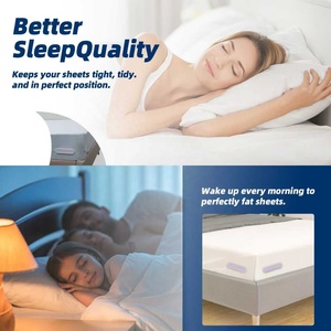 ที่ยึดผ้าปูที่นอนแบบหนาพิเศษ 4 ชิ้น ทำจาก ABS ติดตั้งง่าย ใช้ได้กับทุกขนาดที่นอน แบบสองชั้น - Product Image 4