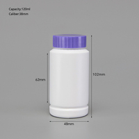 Flacon de pilules, de vitamines ou de médicaments pharmaceutiques blancs sur mesure fabriqué par le fabricant