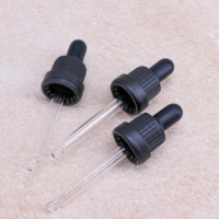 Bouchon compte-gouttes en verre 18 mm à prix réduit, accessoire de prélèvement précis pour huiles essentielles, sérums cosmétiques et réactifs de laboratoire