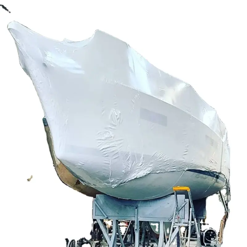 Ingrosso termoretraibile per barche, veicoli, impalcature e qualsiasi forma di attrezzature di grandi dimensioni 40/50/60ft * 100ft 250micron