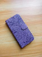 Casing HP Lipat OEM/ODM Motif Bunga Timbul Dompet PU untuk Apple 18/17/16/15/14/13/12 Pro Max Plus Seri Air