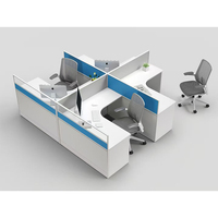 Bureau moderne pour le personnel Postes de travail Type de produit Cloisons de bureau