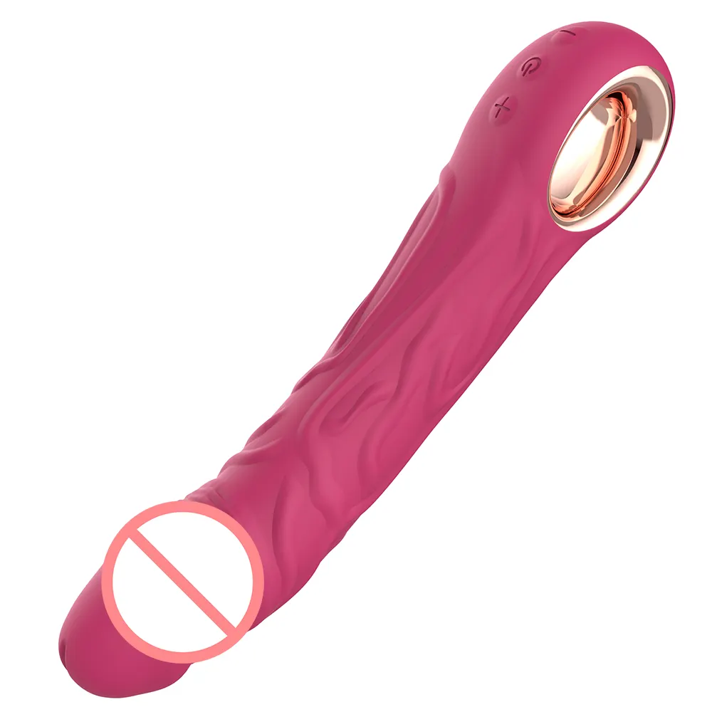 女性のためのリアルなディルドシリコンバイブレーター膣クリトリスGスポット刺激装置10強力な振動大人のおもちゃ女性バイブレーター