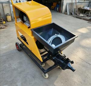 Machine à projeter le ciment et le mortier durable <span class=keywords><strong>de</strong></span> 8 CV et 12 CV avec grande capacité <span class=keywords><strong>de</strong></span> trémie pour le plâtrage résidentiel et commercial - Product Image 1