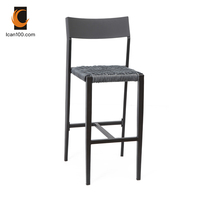 Table basse extérieure Bar en métal, Table de Bar carrée, éclairée, commerciale, pour mariage, usine chinoise, HPL