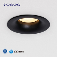 Éclairage de plafond pour salle de bain, 85 mm, en aluminium moulé sous pression, IP65, étanche, encastré