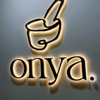 Letras de Canal LED Retroiluminadas Personalizadas con Transformador para Letreros Publicitarios Exteriores - Edificios y Bares