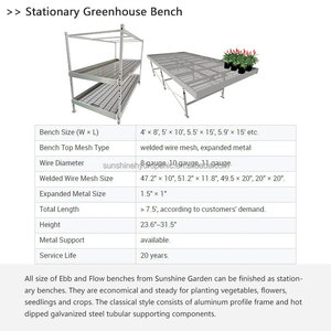 Thủy Triều lũ Khay bảng thủy canh Aquaponics seedbed cho bán - Product Image 5