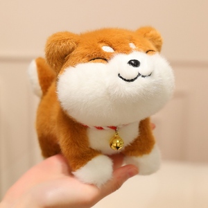 Peluche de Cachorro Adorable, Cuatro Razas de Perros, Seis Colores de Pañuelos, Decoración de Cerezas, Tela Suave y Esponjosa, Mini Muñeco de 20 cm, Hermoso Regalo para Niños - Product Image 2