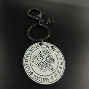 Llavero Personalizado de Aleación de Zinc del Museo del Antiguo Egipto, Esmalte Suave, Níquel Negro, Anubis, Faraón, Souvenir, Regalo, Venta al por Mayor a Granel - Product Image 1