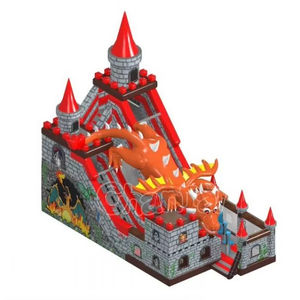 <span class=keywords><strong>Diable</strong></span> dragon toboggan château maison de rebond gonflable géant gonflable château sautant toboggan air maison de rebond parc gonflable - Product Image 1