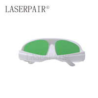 Lunettes de sécurité laser certifiées CE EN207 LASERPAIR, monture intégrale TR90, lentille en polycarbonate à 30% de transmission, échange de lentilles pour 635 nm