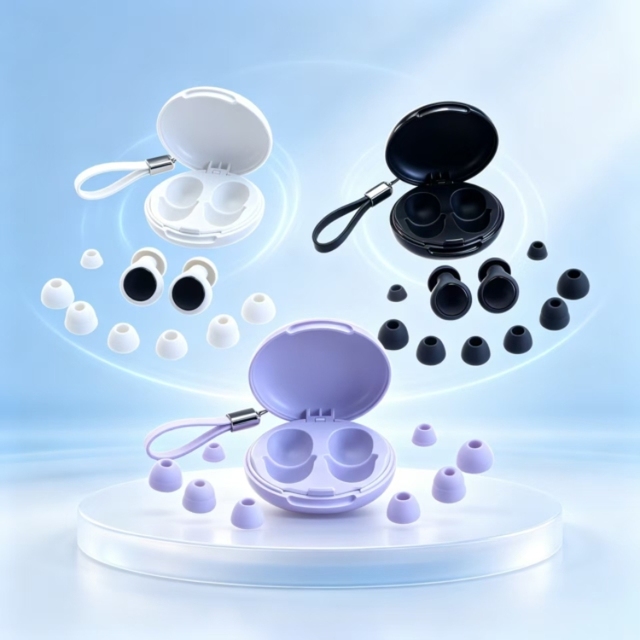 Soundproof Noise Blocking Earplugs for Swimming, Sleep and Daily Use Earplugs Sleeping Silicone