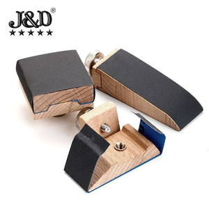 Support de papier abrasif en bois de hêtre pour le ponçage des bords, le façonnage des bords en cuir et le polissage des bords, pour le bricolage manuel - Product Image 1