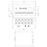 Amplificateurs RF haute puissance 80-1000 MHz à fiabilité et sécurité élevées, amplificateur ultra-large bande 400W, boîtier, modèle à gain de 56 dB
