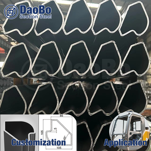 Tuyaux carrés en <span class=keywords><strong>acier</strong></span> soudés sur mesure, procédé de formage à froid, spécialisés pour les poutres d'échafaudage/châssis d'équipement porteur - Product Image 2