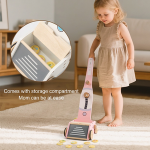 <span class=keywords><strong>Jouet</strong></span> <span class=keywords><strong>d</strong></span>'aspirateur en bois Montessori pour tout-petits, jeu de rôle, aide au nettoyage, aspiration magnétique, tri des <span class=keywords><strong>d</strong></span>échets, <span class=keywords><strong>jouet</strong></span> éducatif STEM - Product Image 2