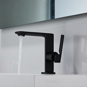 <span class=keywords><strong>Rubinetto</strong></span> Miscelatore Monocomando per Lavabo in Ottone Massiccio di Alta Qualità, Acqua Calda e Fredda, Anticorrosione, Durevole, Montaggio su Piano, Foro Singolo - Product Image 5
